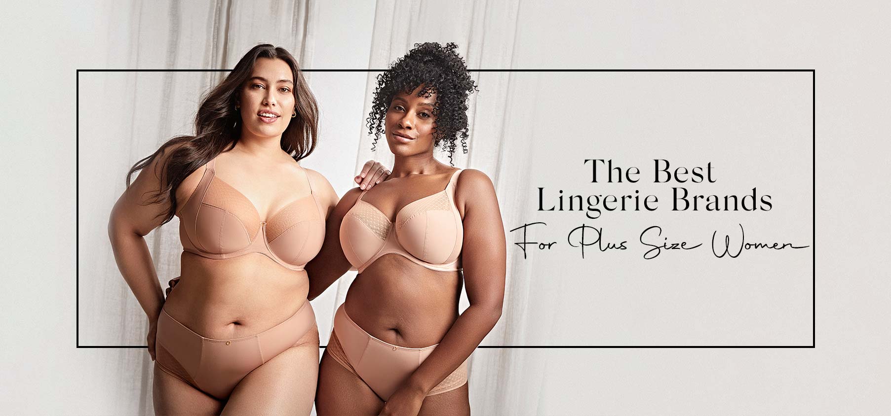 Intimo Lingerie - Smooth silhouettes and simple styling in