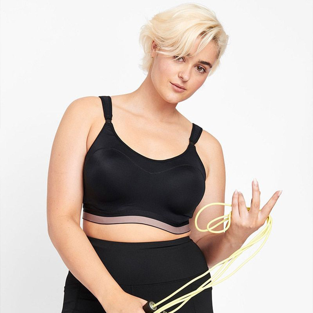 Woman wearing a Berlei sports bra