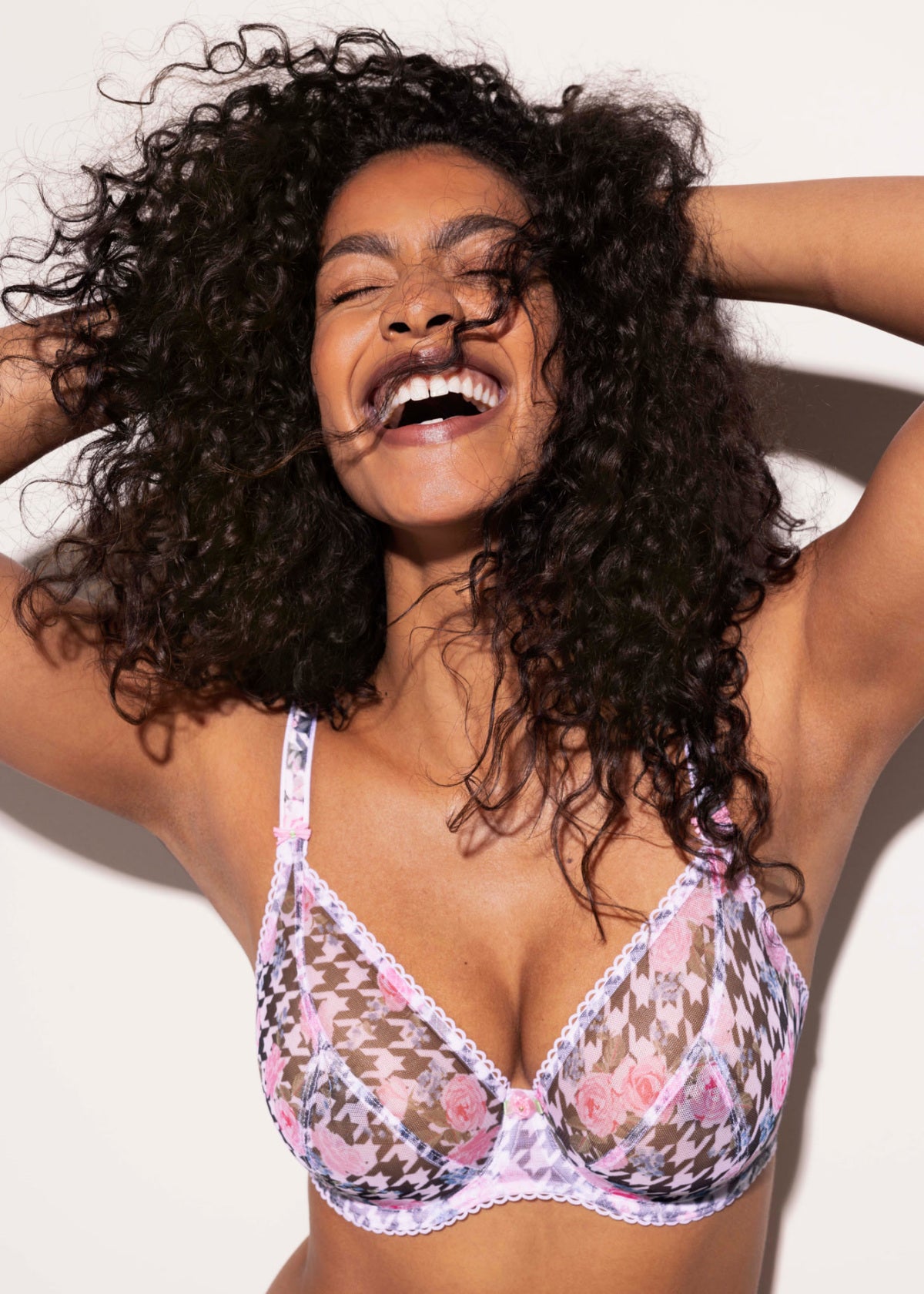 Rose Blossom Plunge Bra