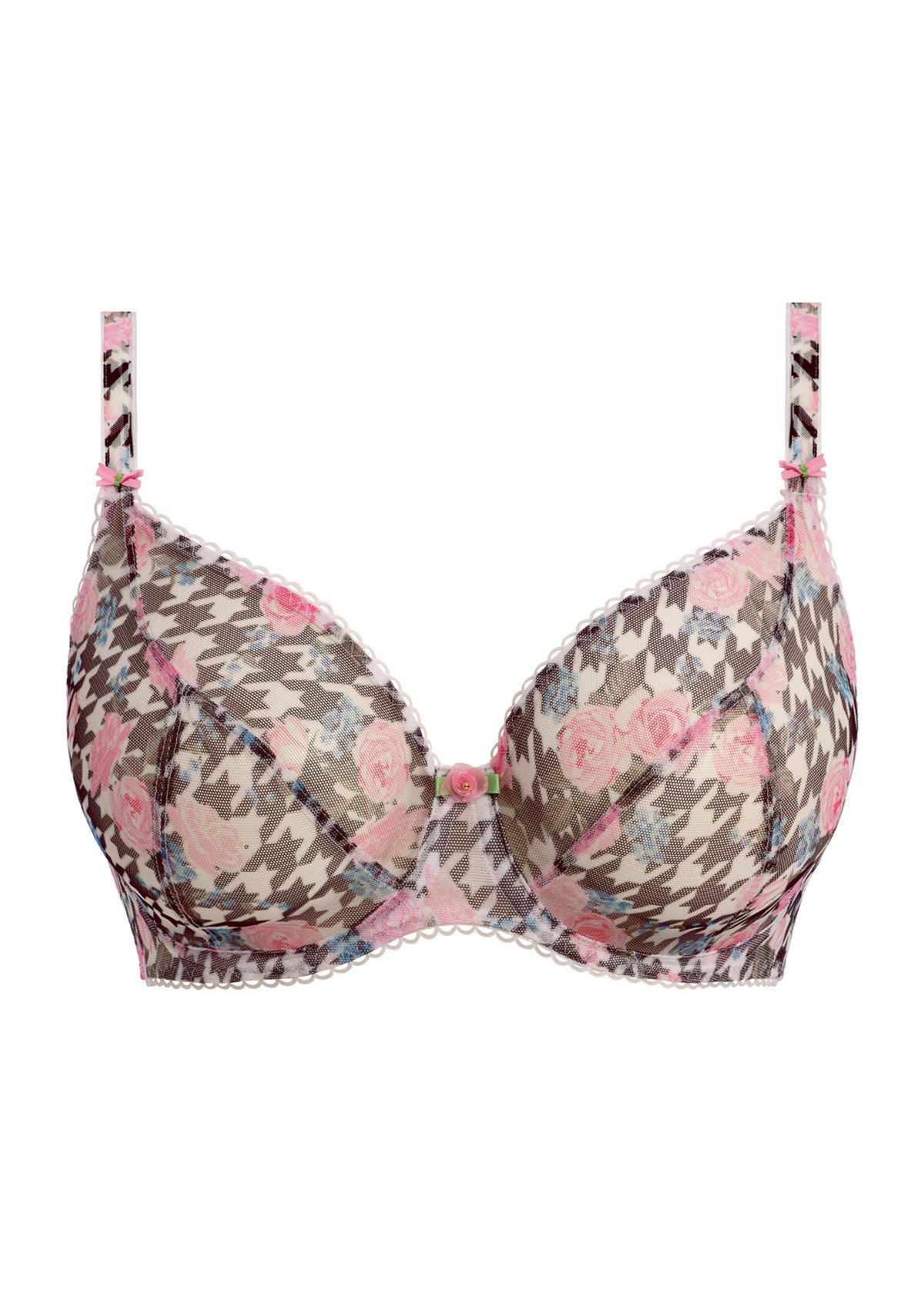 Rose Blossom Plunge Bra