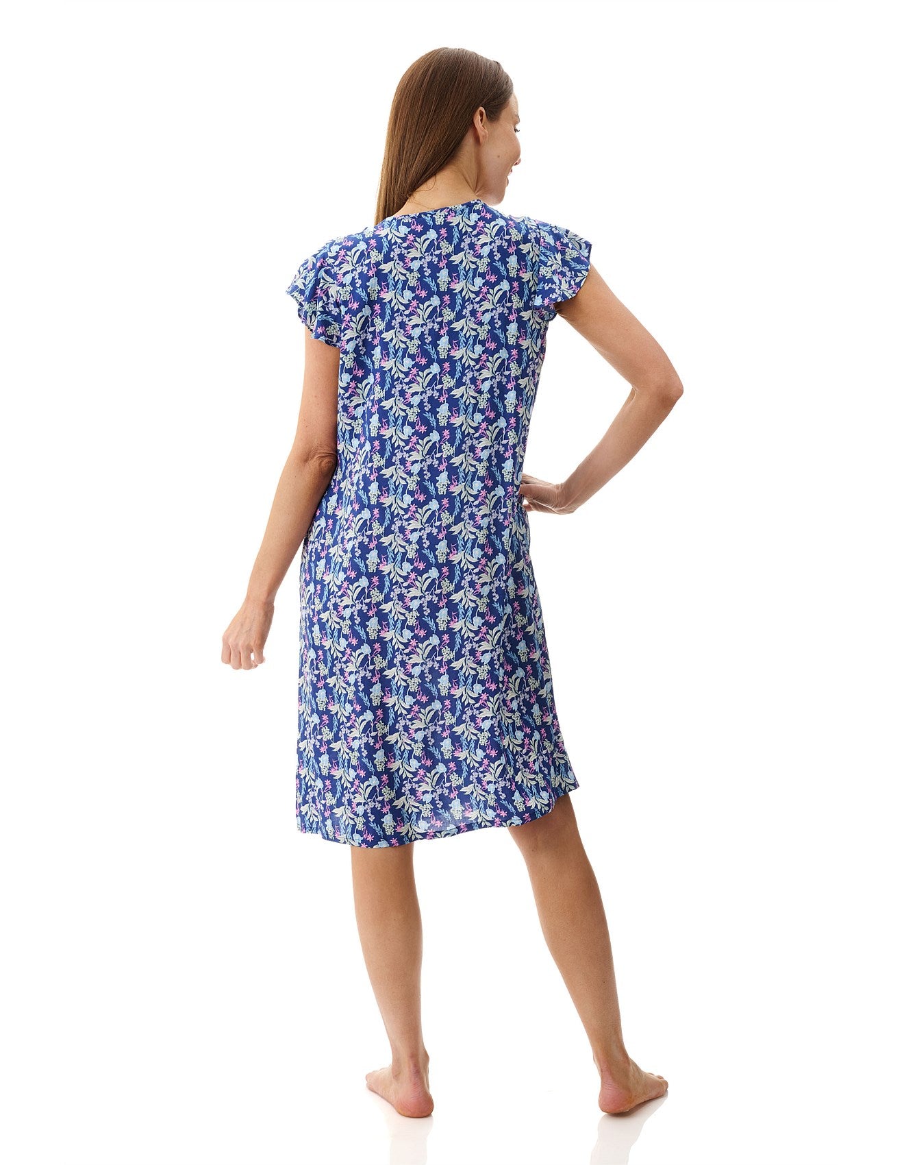 Maria Flutter Sleeve Short Nightie