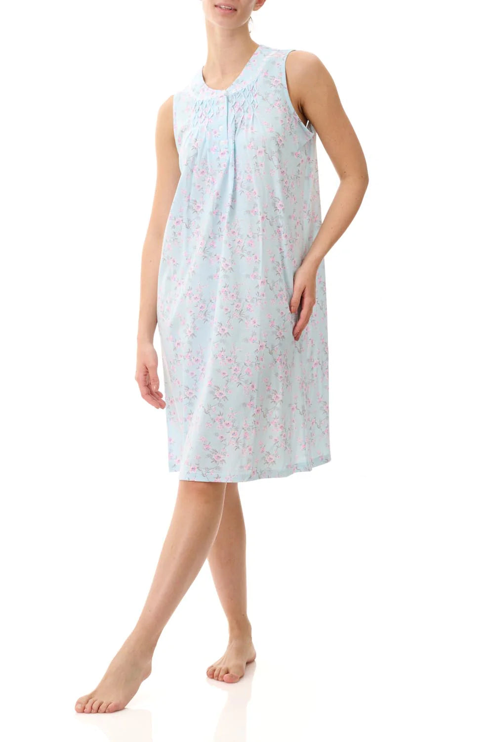 Victoria Sleeveless Short Nightie