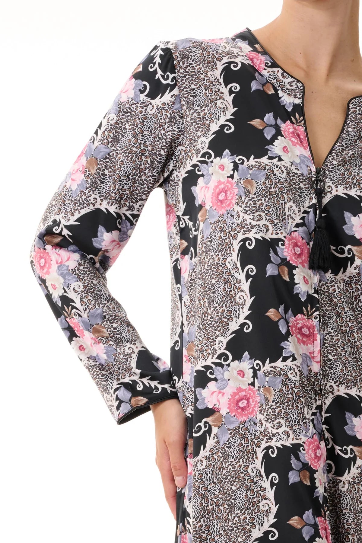 Long Zip Caftan