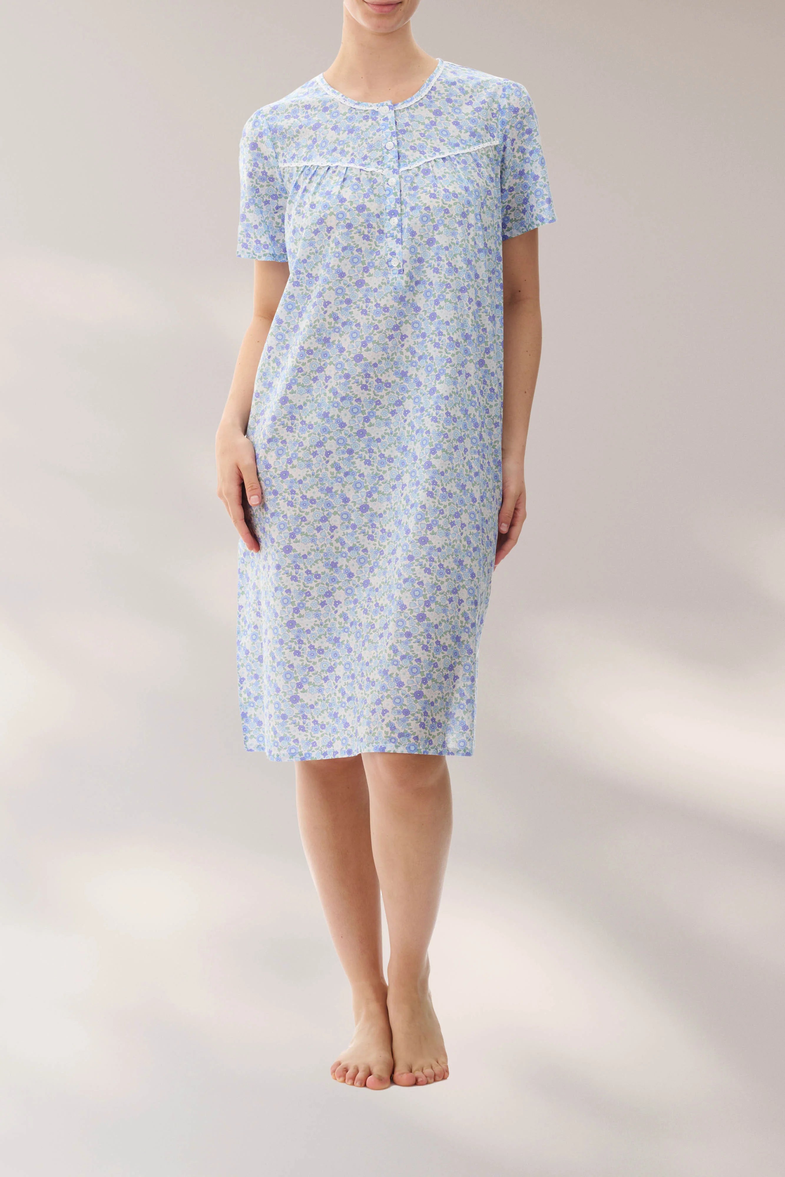 Flora Short Sleeve Nightie