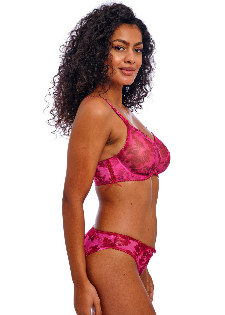 Rose Blossom Plunge Bra