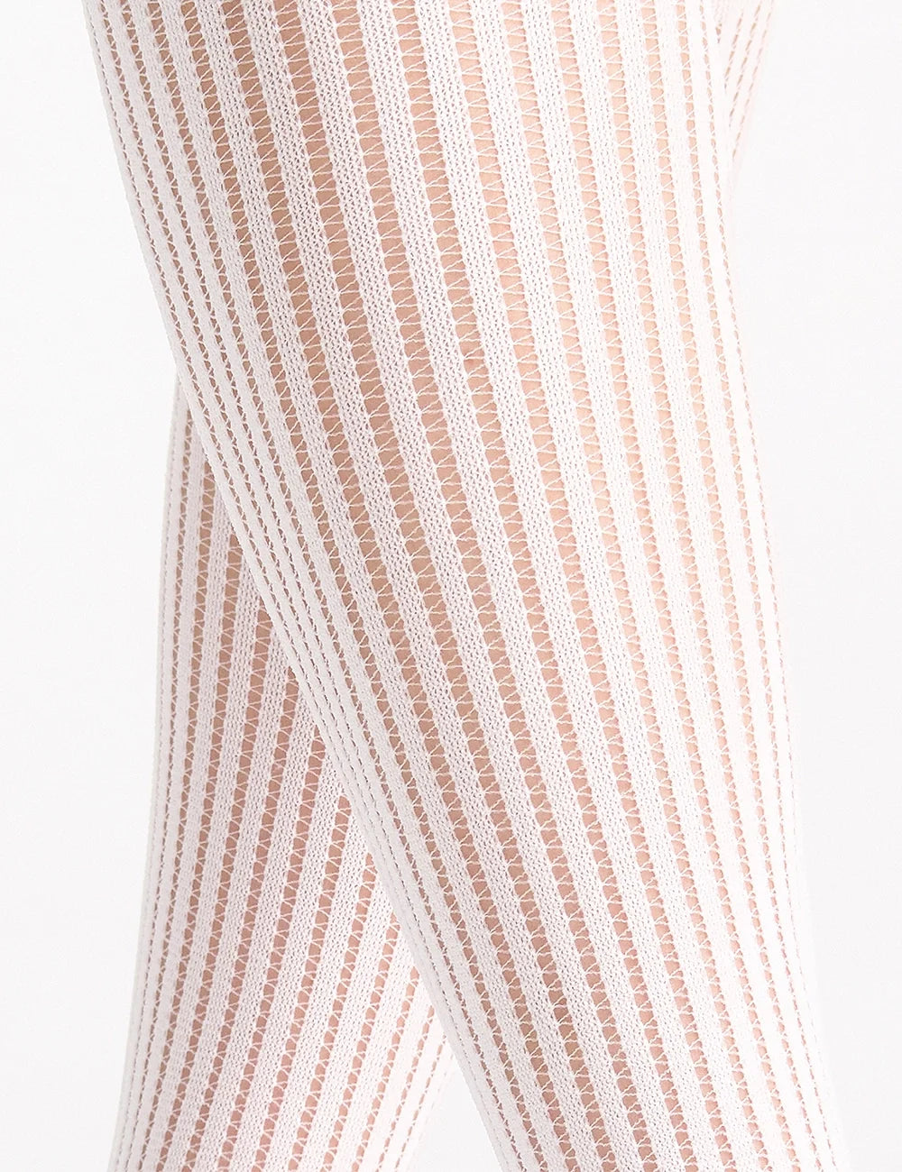 Pinstripe Net Knee High