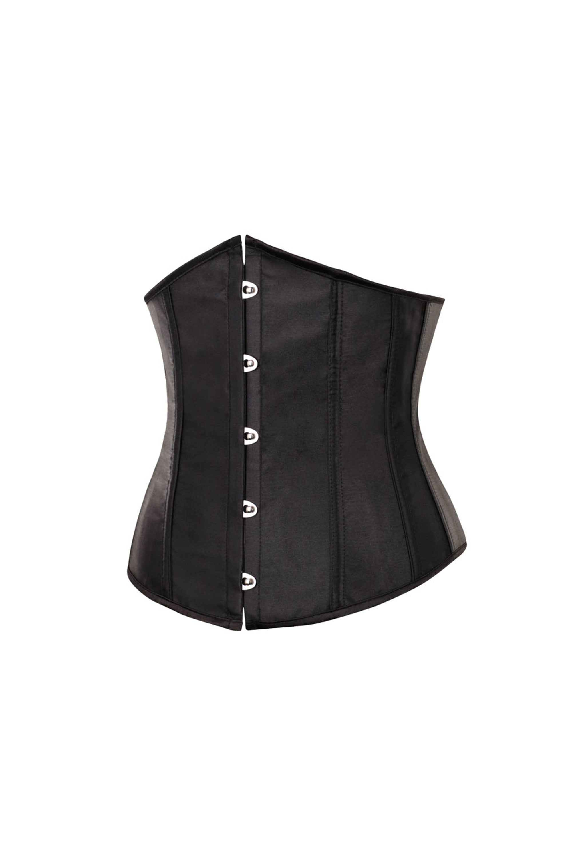 Black Satin Corset