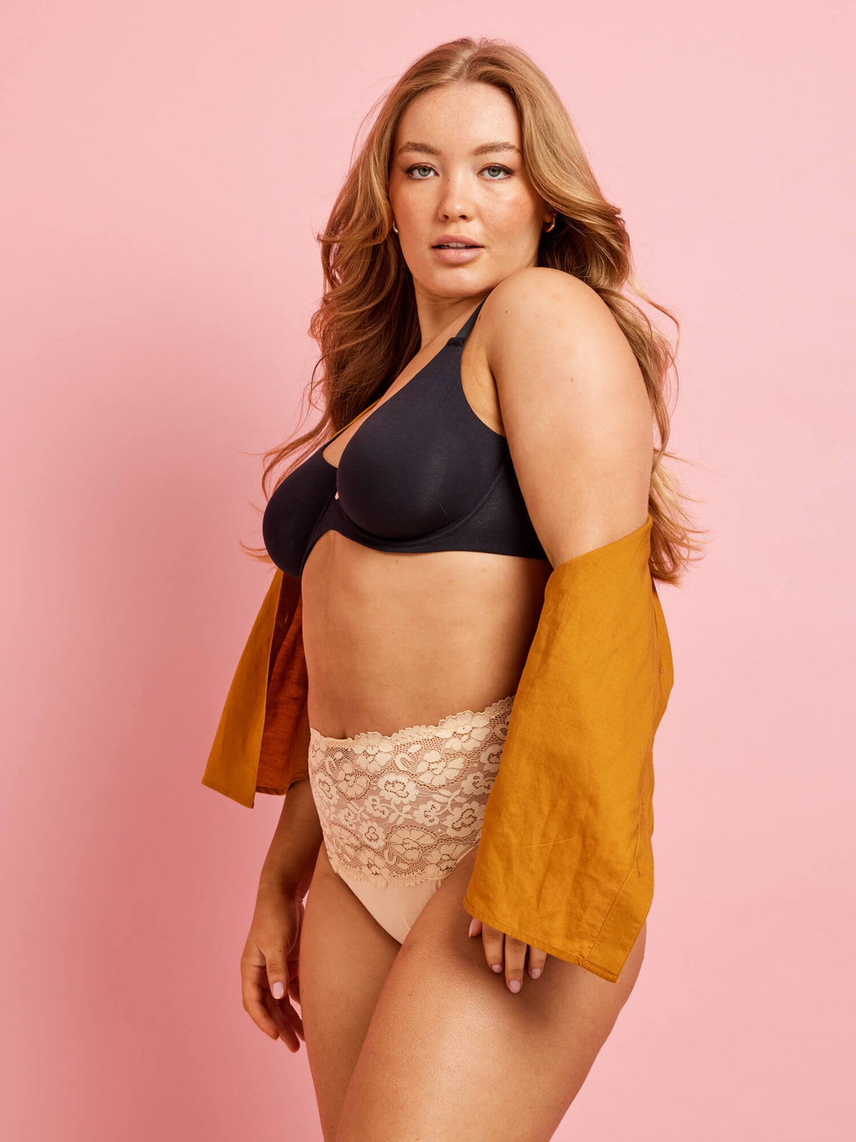 Cotton & Floral Lace Full Brief