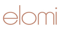 Logo of elomi on a white background