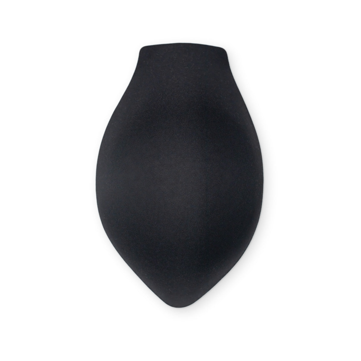 Black smooth-textured teardrop Foam Packer bra insert