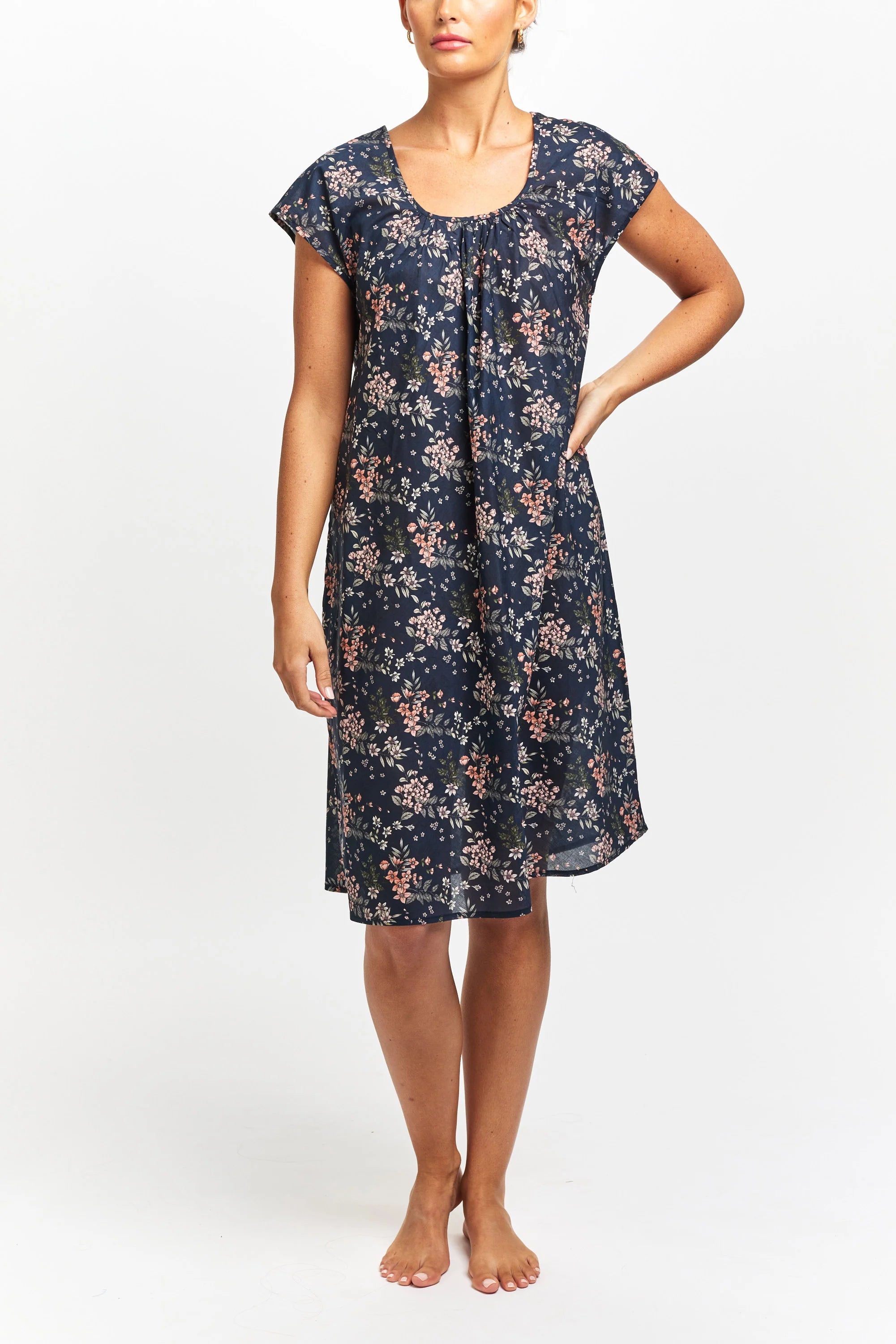 Voile Cap Sleeve Nightie