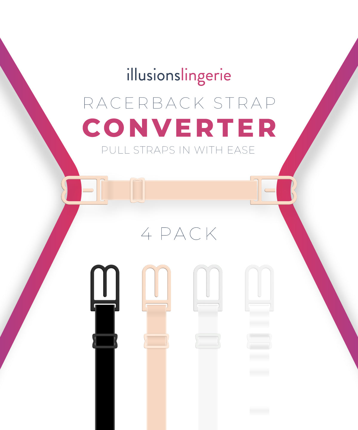 Racerback Strap Converters (4 Pack)