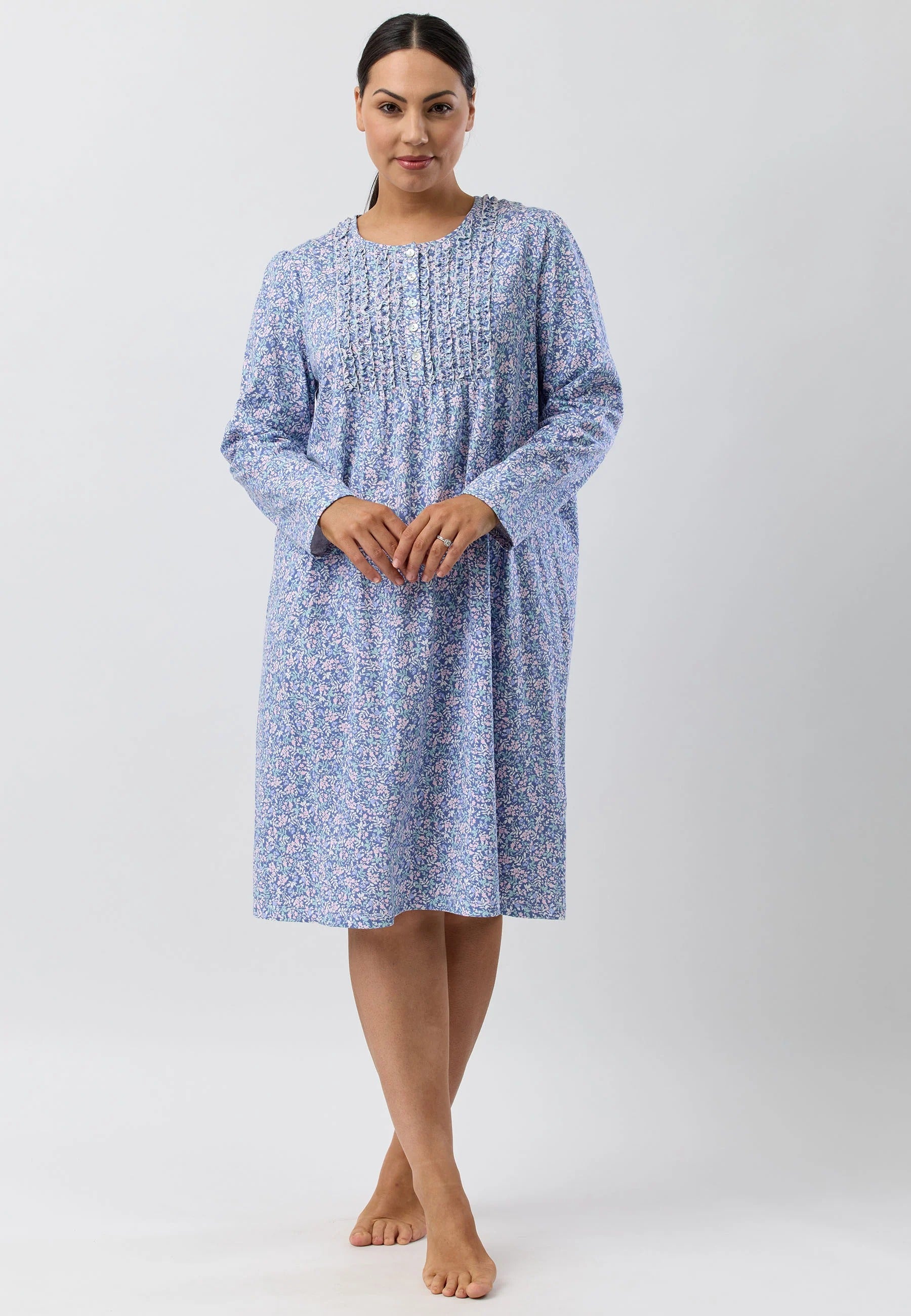 Flowerette Ruffle Nightie