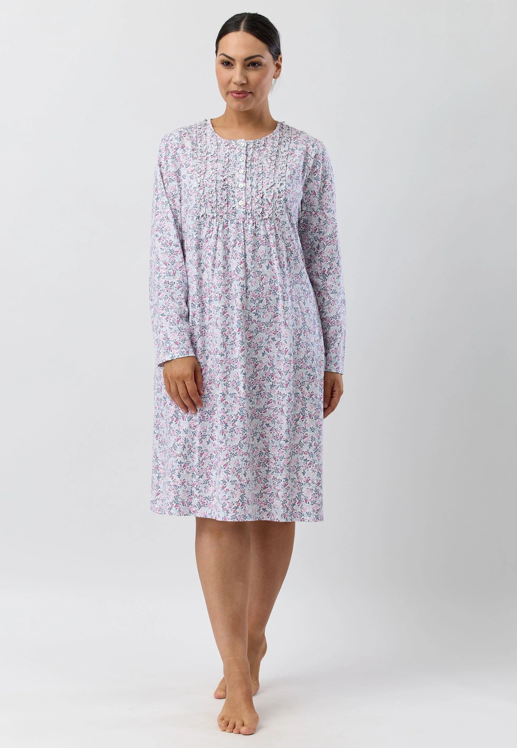 Flowerette Ruffle Nightie
