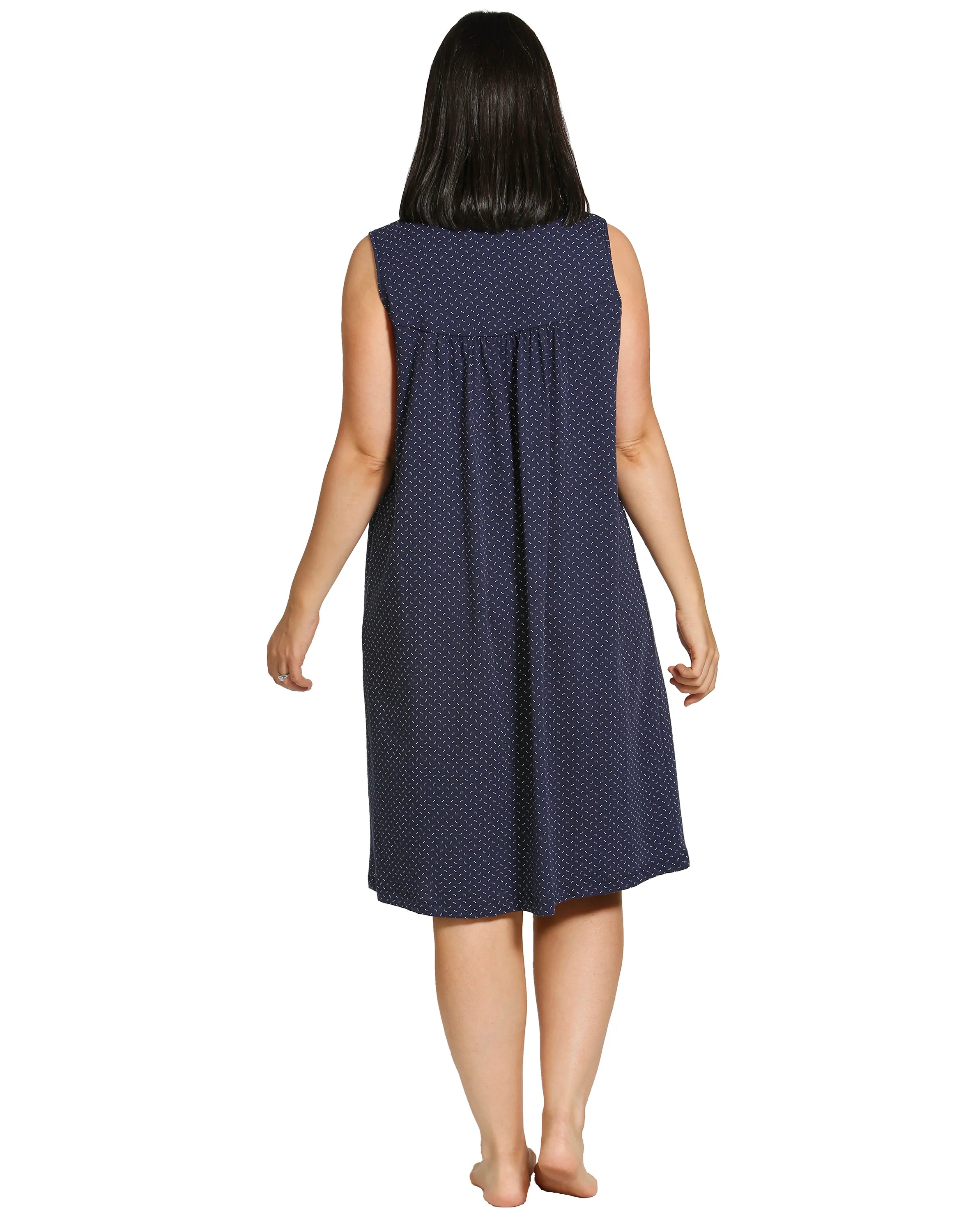 Spot Embroidery Short Nightie