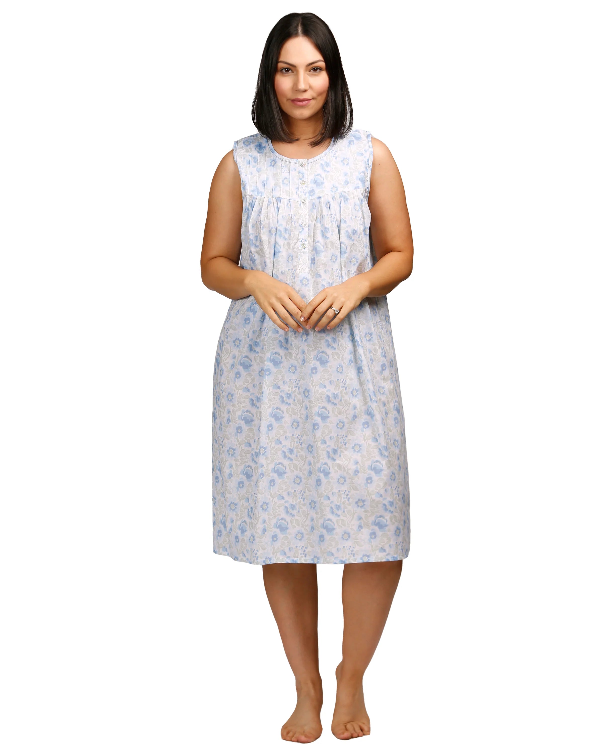 Hibiscus Sleeveless Nightie