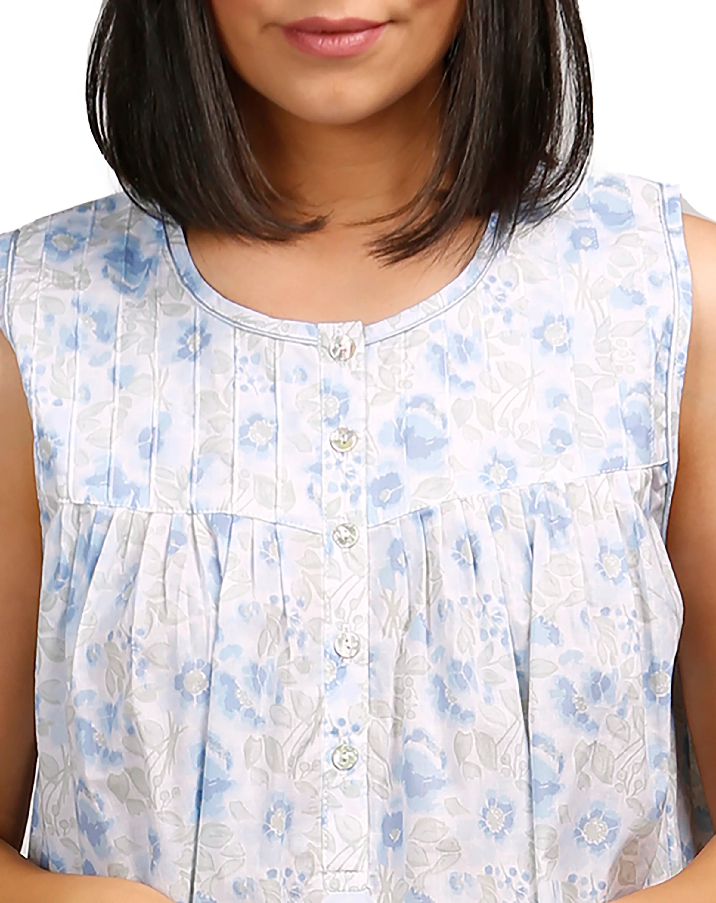 Hibiscus Sleeveless Nightie