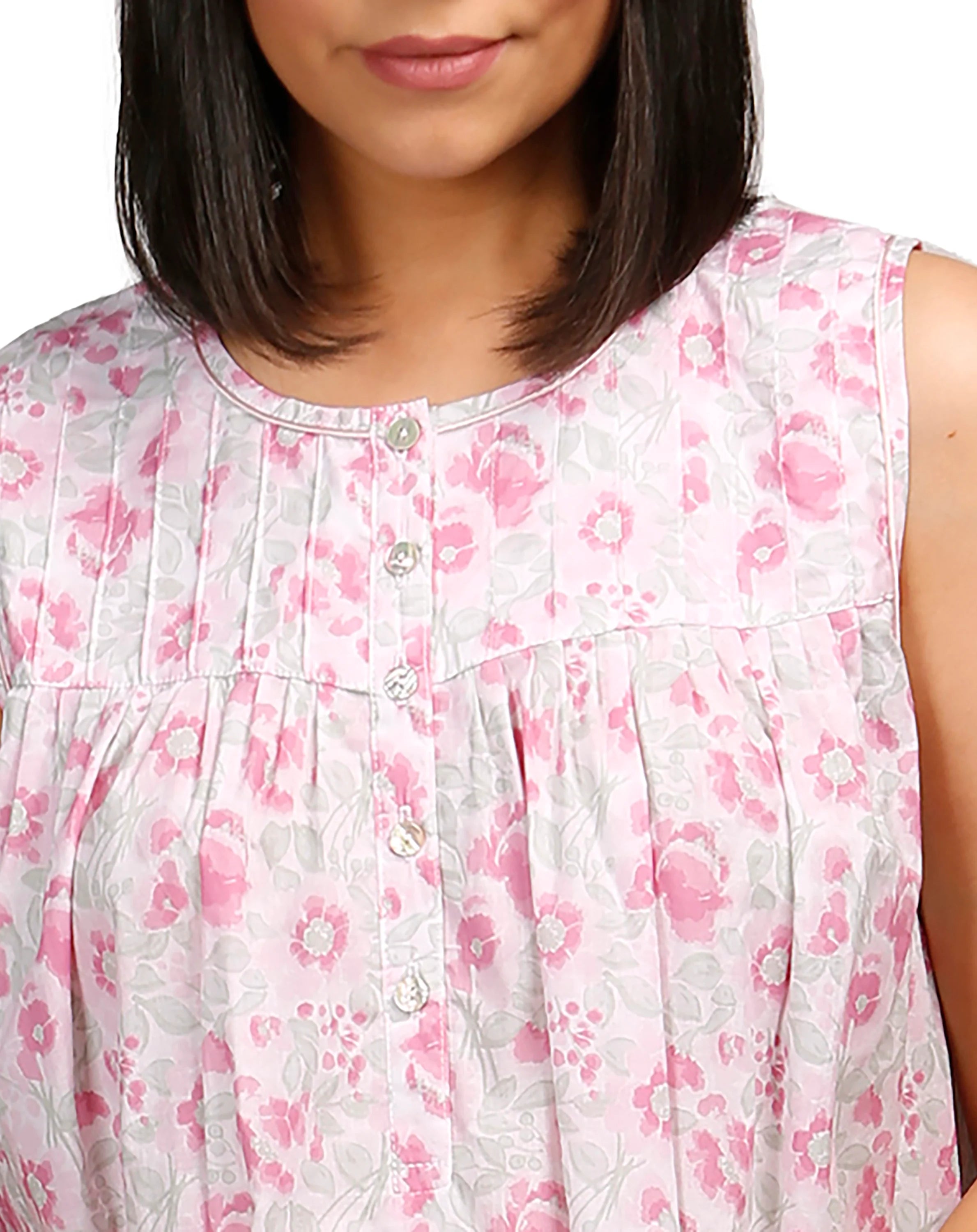 Hibiscus Sleeveless Nightie