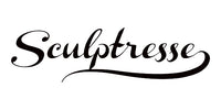 Cursive text 'Sculptresse' on a white background