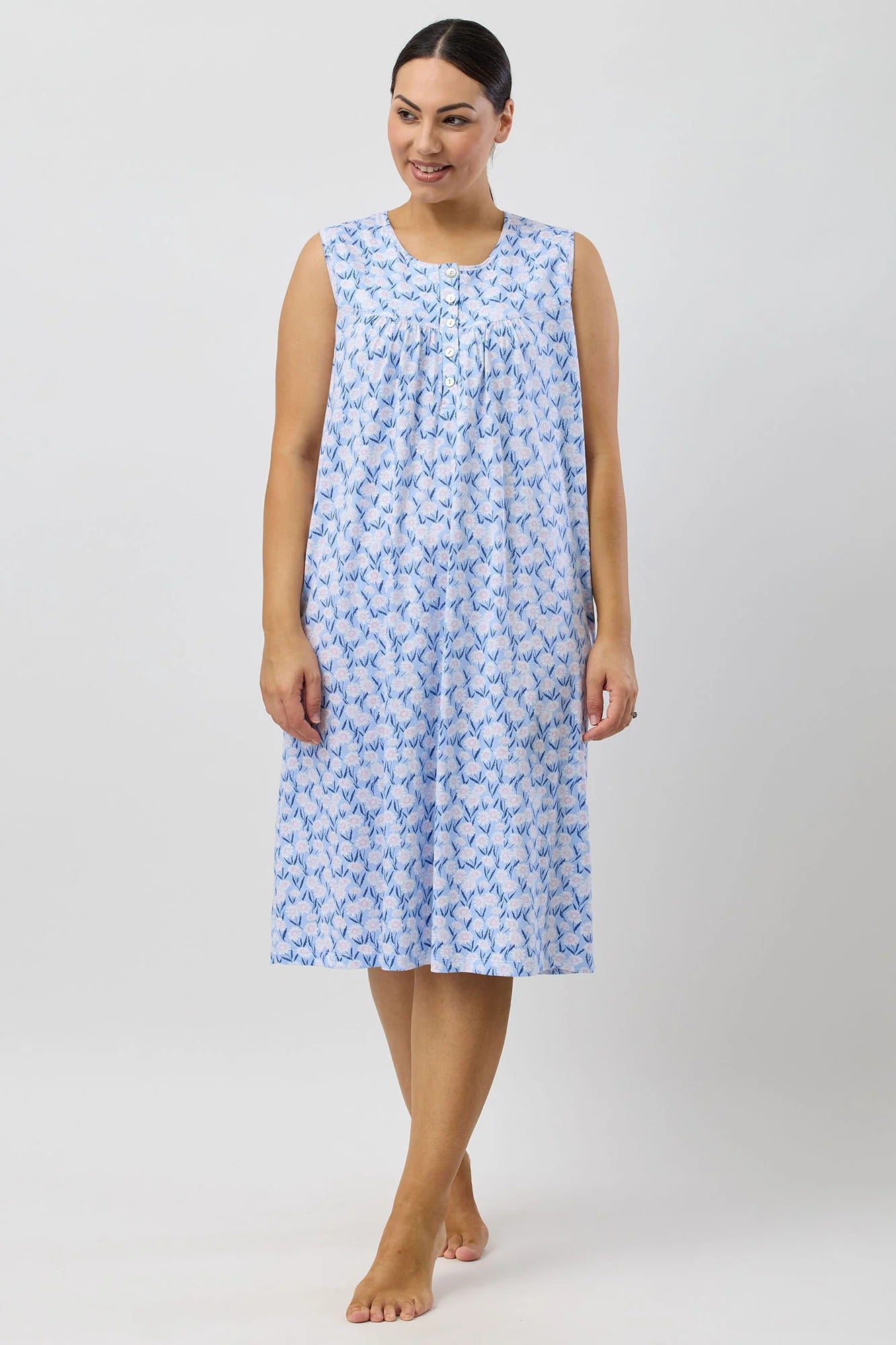 Daisies Sleeveless Nightie
