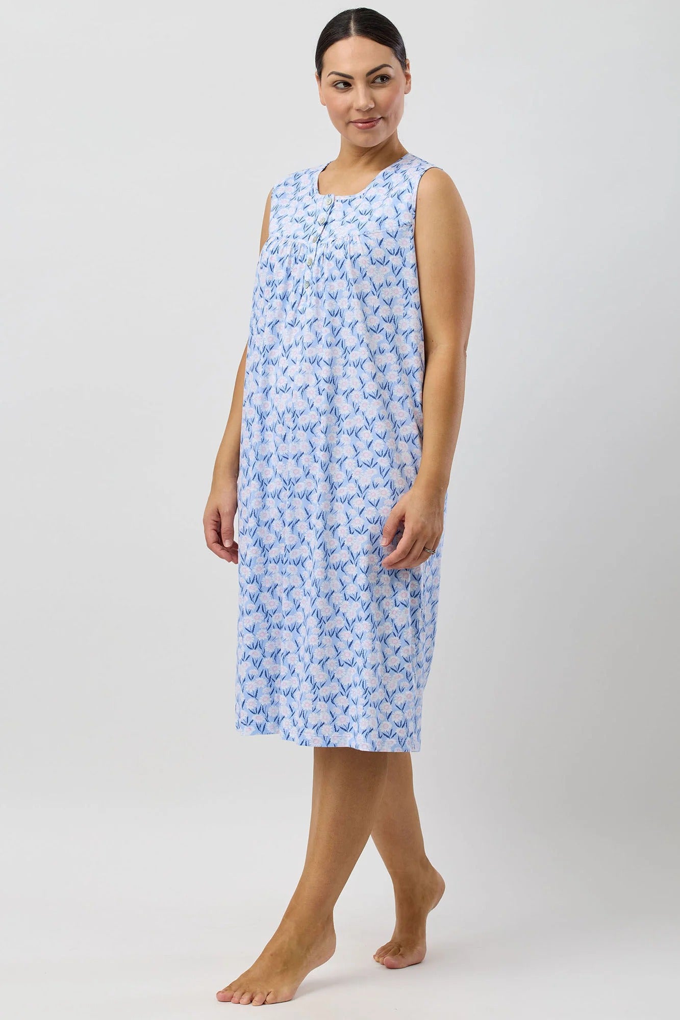 Daisies Sleeveless Nightie