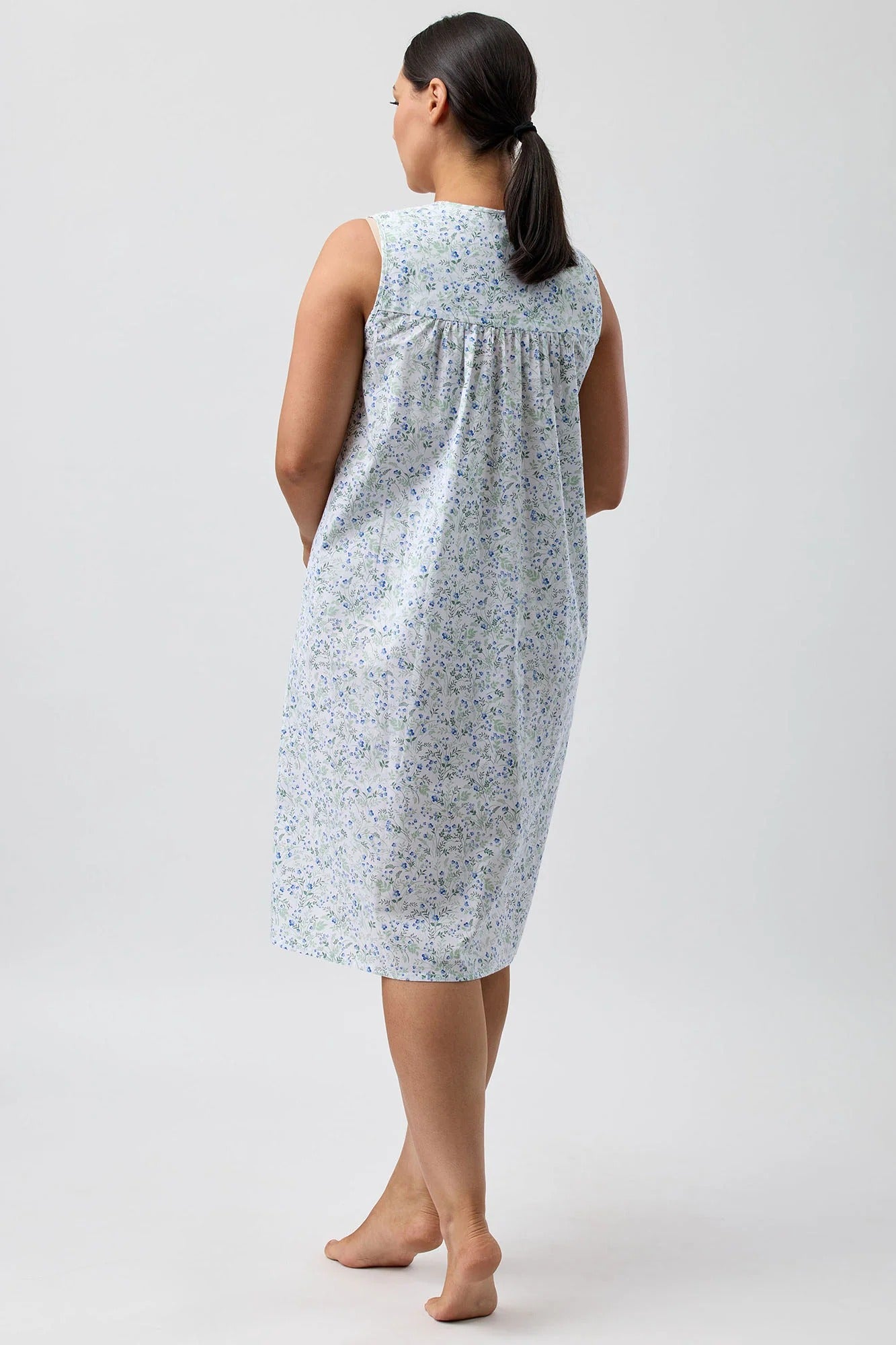 Pansies Sleeveless Nightie