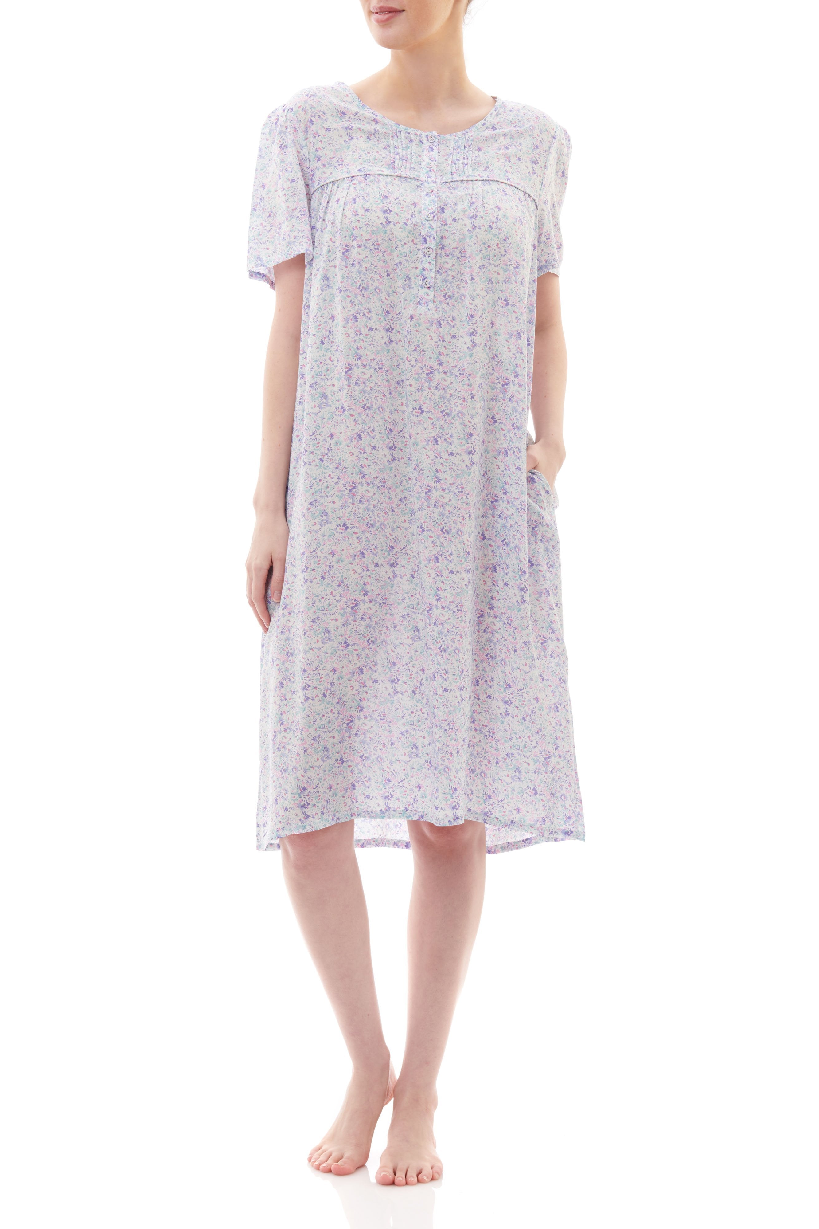 Delta Short Sleeve Short Nightie
