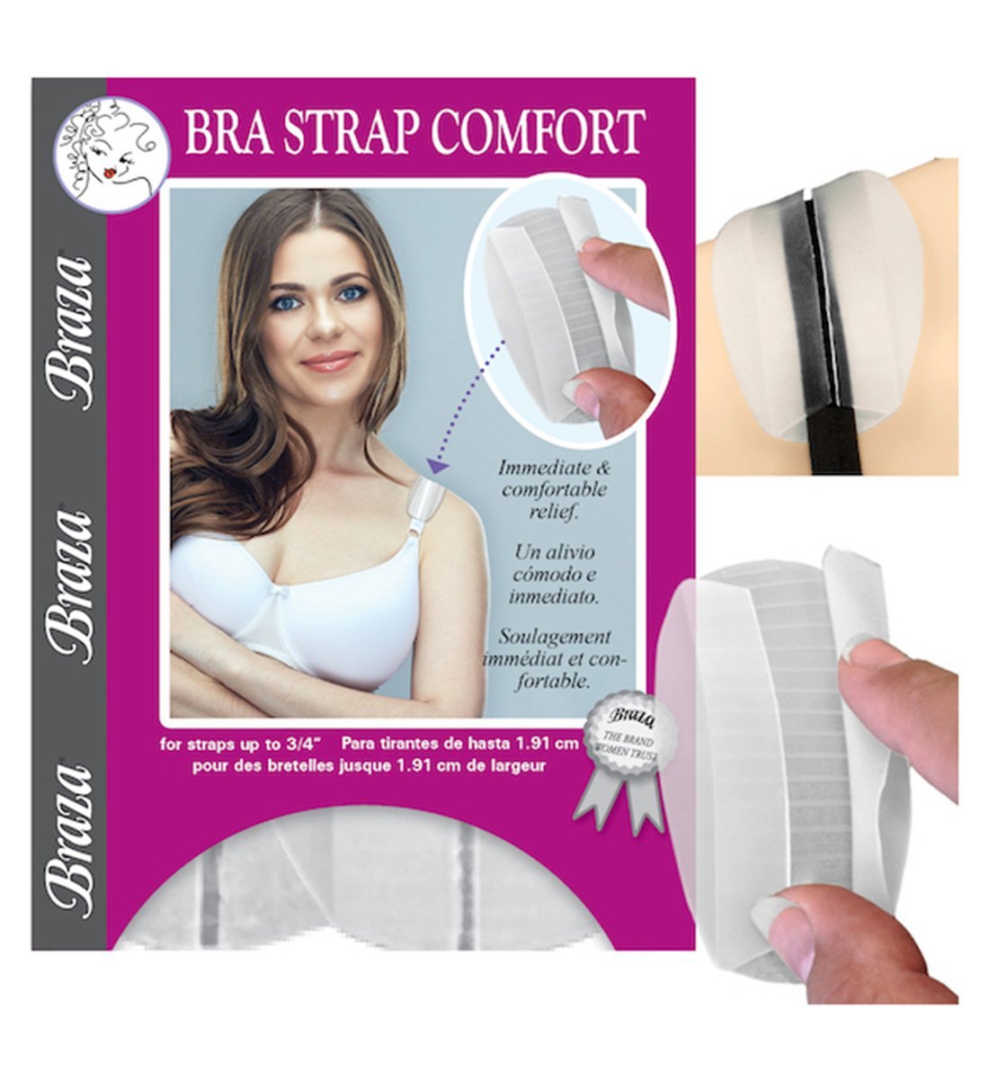 Braza Bra Strap Comfort BSTRAPC - Accessories Clear / One Size Available at Illusions Lingerie