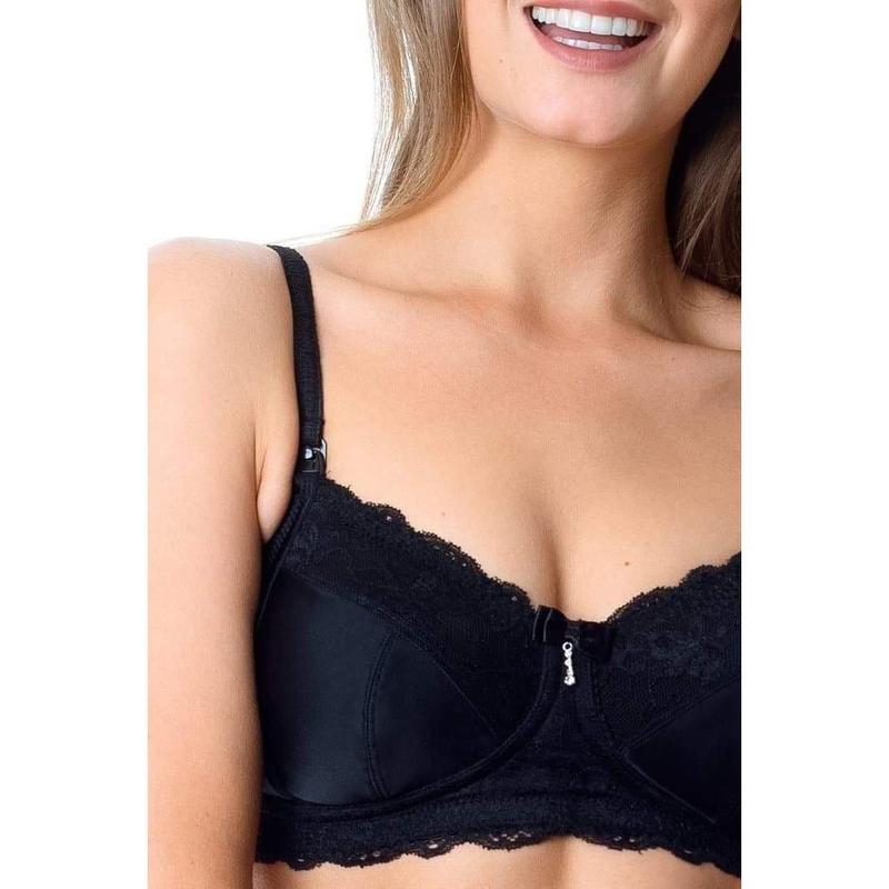 Hot Milk Maternity bra 18C / Black Eclipse from Illusions Lingerie in Melbourne