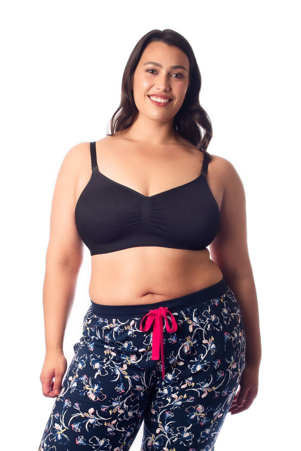 Hot Milk My Necessity - Full Cup MNBSFC - Maternity Wirefree Bra Black / Small  Available at Illusions Lingerie