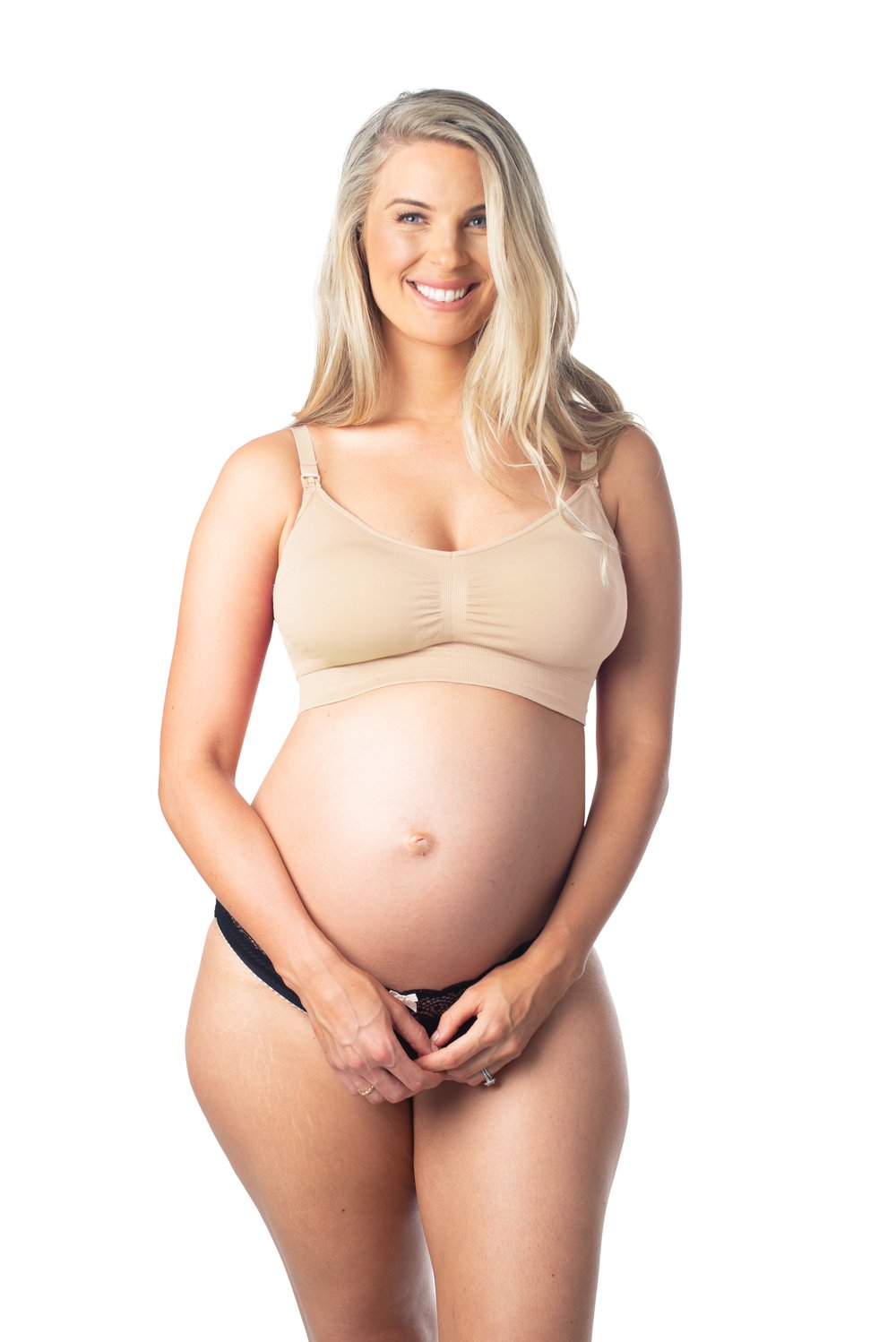 Hot Milk My Necessity - Regular MN - Maternity Wirefree Bra Frappe / Medium Available at Illusions Lingerie