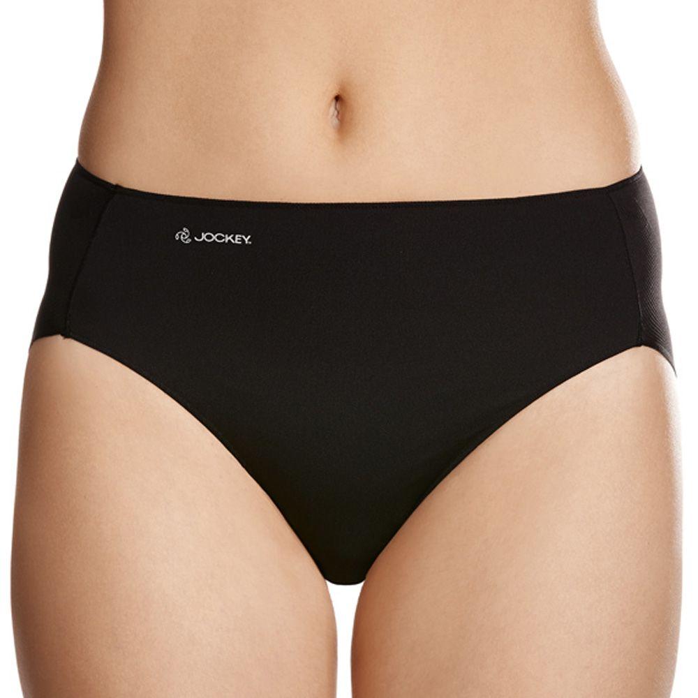 Jockey Next Gen Hi Cut WWKJ - Briefs Black / 14 / L Available at Illusions Lingerie