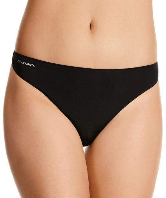 Jockey Promise Tactile G-String WWKF - Thongs Black / 12 / M Available at Illusions Lingerie