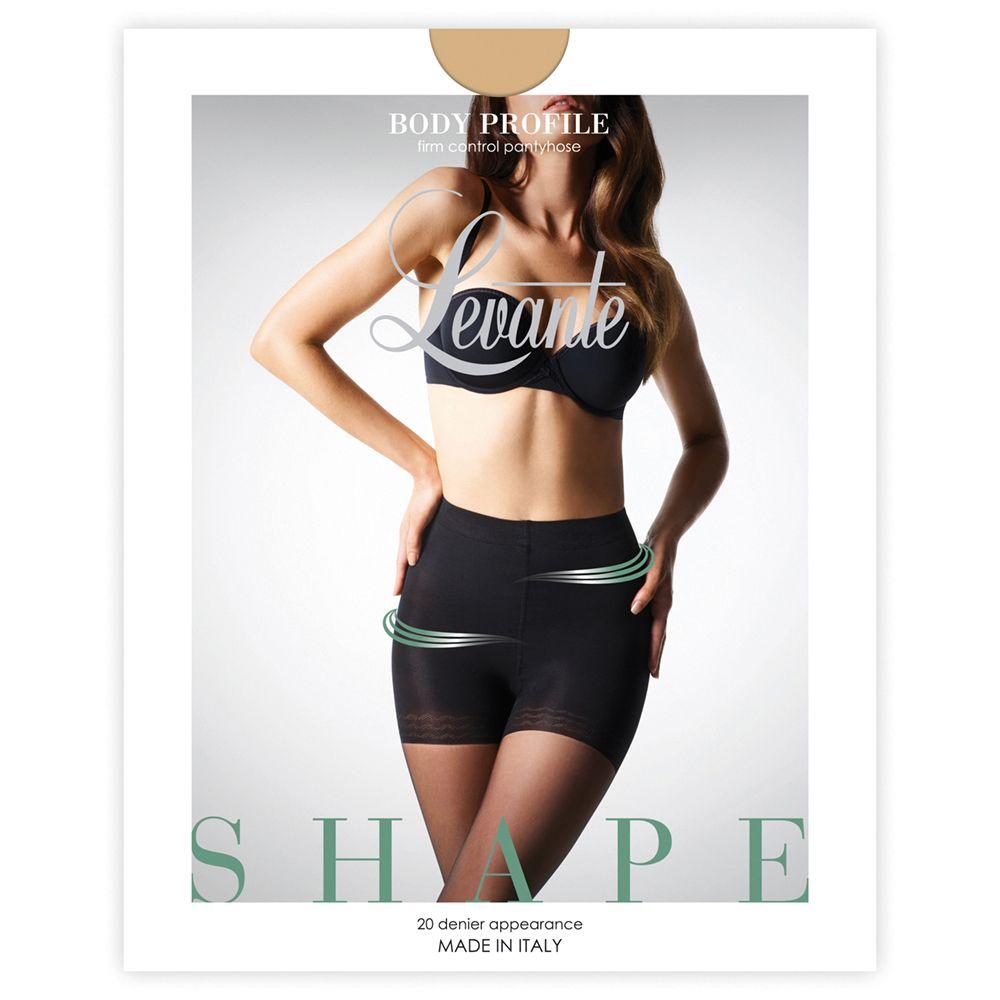Levante Body Profile Sheer BODSPH - Pantyhose Nero / Medium Available at Illusions Lingerie