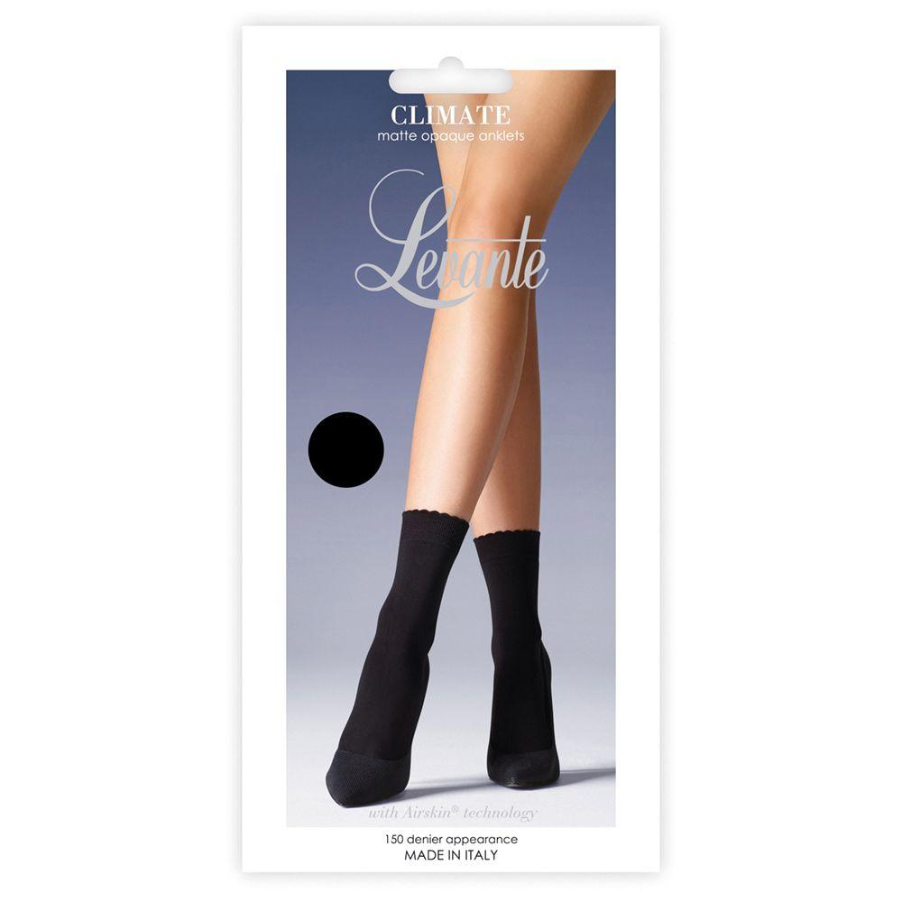 Levante Climate Anklet CLIMAK - Knee Highs Black / One Size  Available at Illusions Lingerie