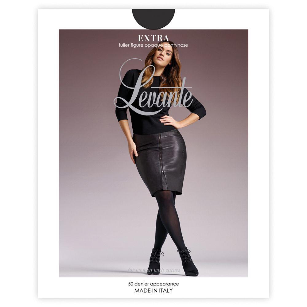 Levante Extra Opaque OPAEXPH - Pantyhose Nero / Extra 1 Available at Illusions Lingerie
