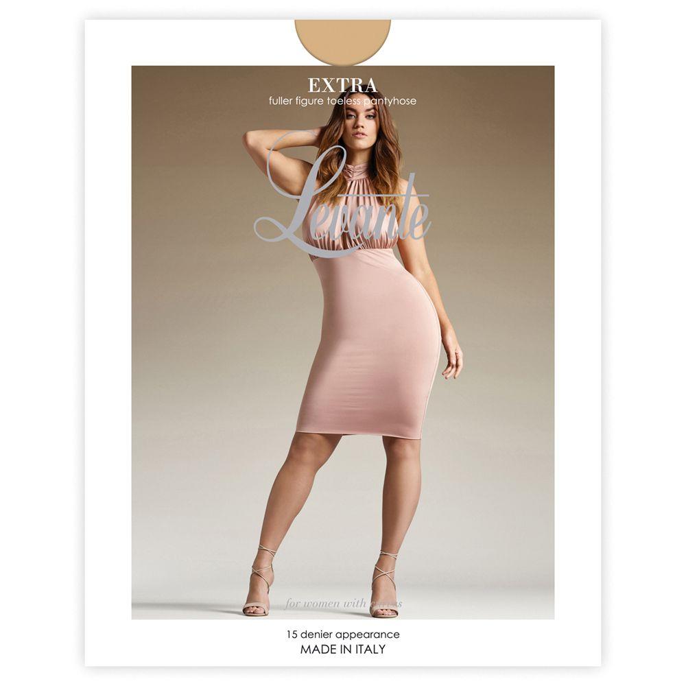 Levante Extra Toeless LEVEXTL - Pantyhose Naturel / Extra 1 Available at Illusions Lingerie