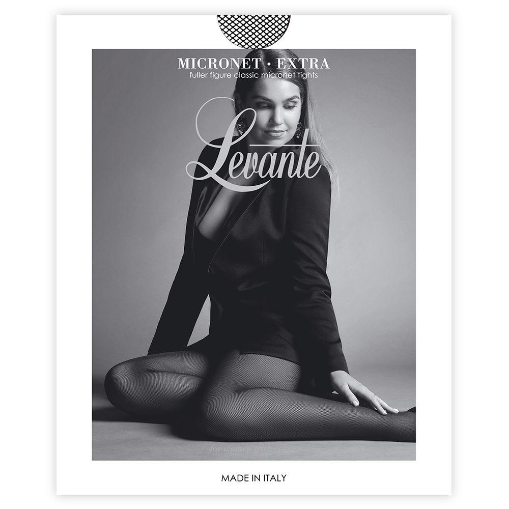 Levante Micronet - Extra LEMICFFTI - Pantyhose Nero / Extra 1  Available at Illusions Lingerie