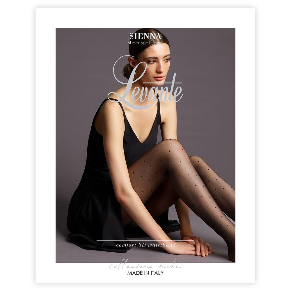 Levante Sienna LESISPTTI - Pantyhose Nero / Medium  Available at Illusions Lingerie