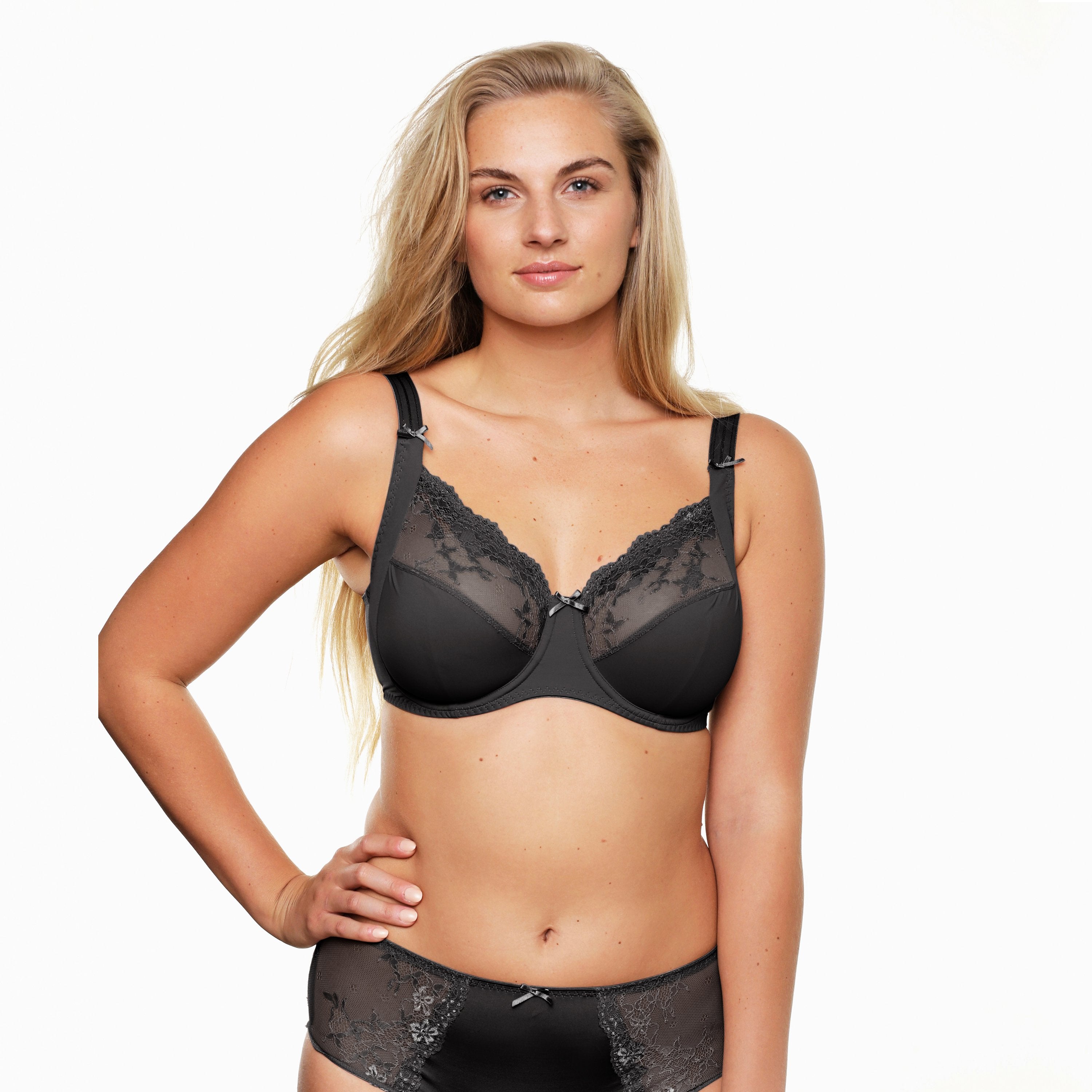LingaDore Daily Full Coverage 1400-5 - Underwire Bra Black / 14B  Available at Illusions Lingerie