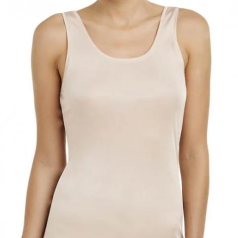 Love & Lustre Silk Jersey Tank LL908 - Singlets & Tanks Petal / 8 / XS Available at Illusions Lingerie