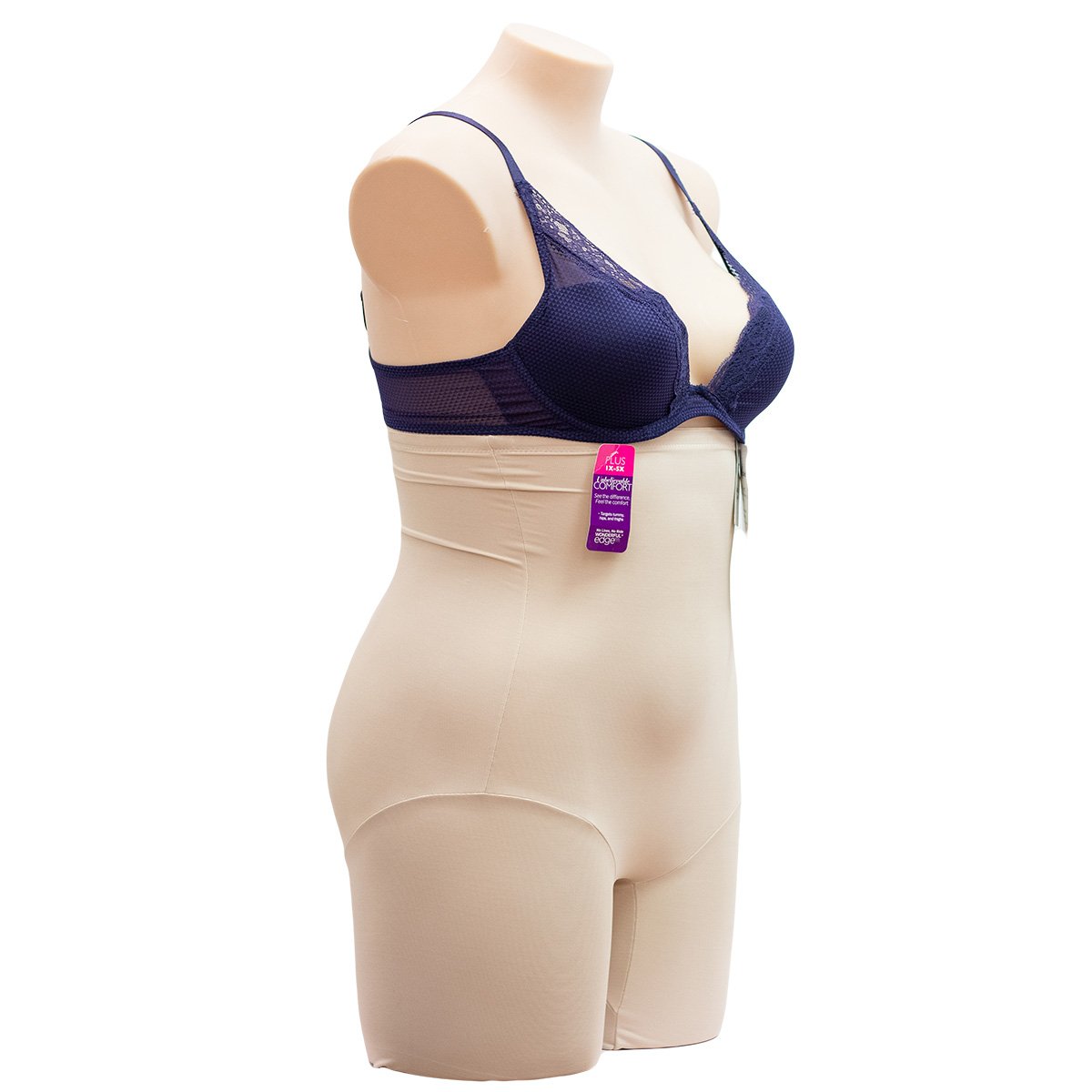 Naomi & Nicole Hi Waist Thigh Slimmer Comfortable Firm - Shapewear Available at Illusions Lingerie