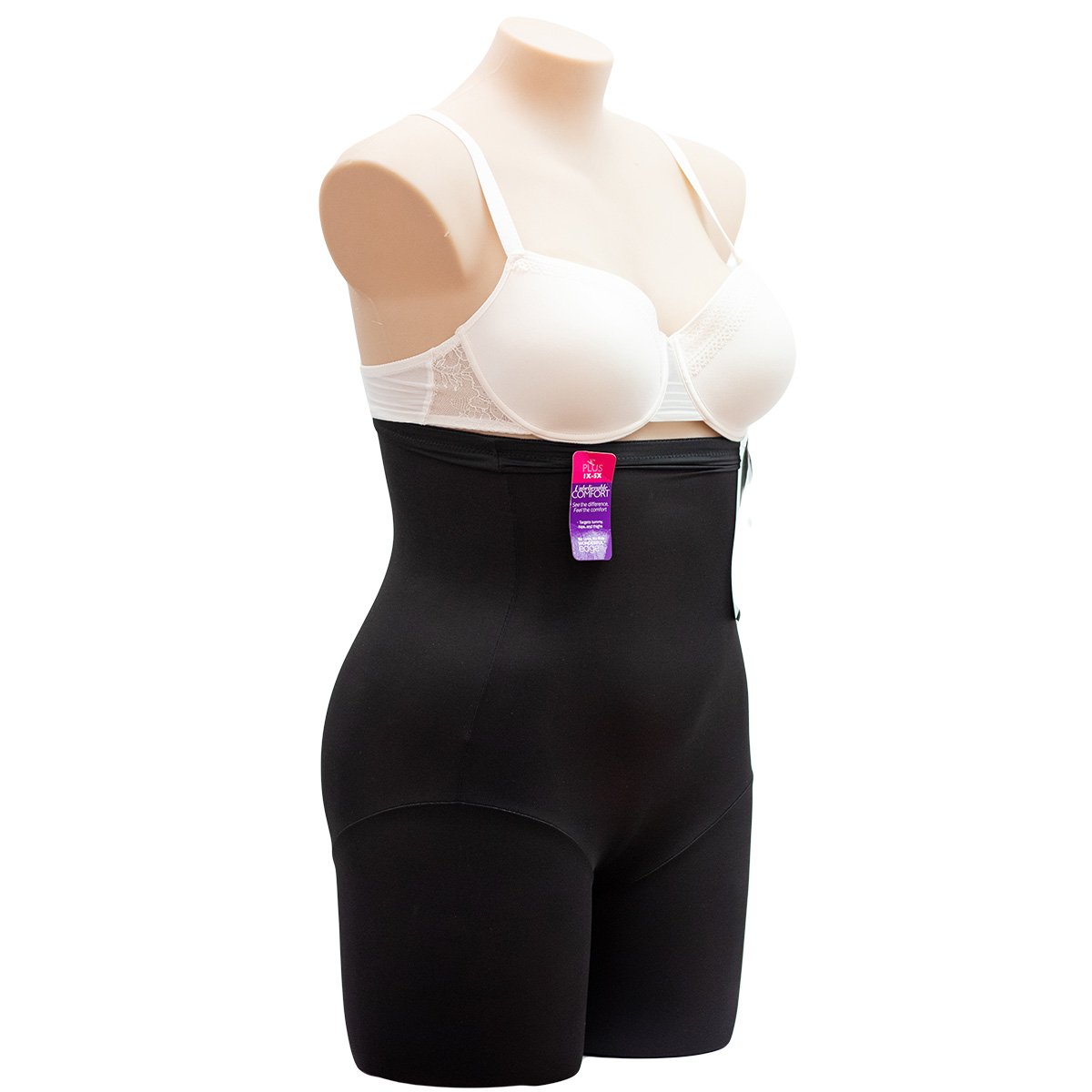 Naomi & Nicole Hi Waist Thigh Slimmer Comfortable Firm - Shapewear Available at Illusions Lingerie
