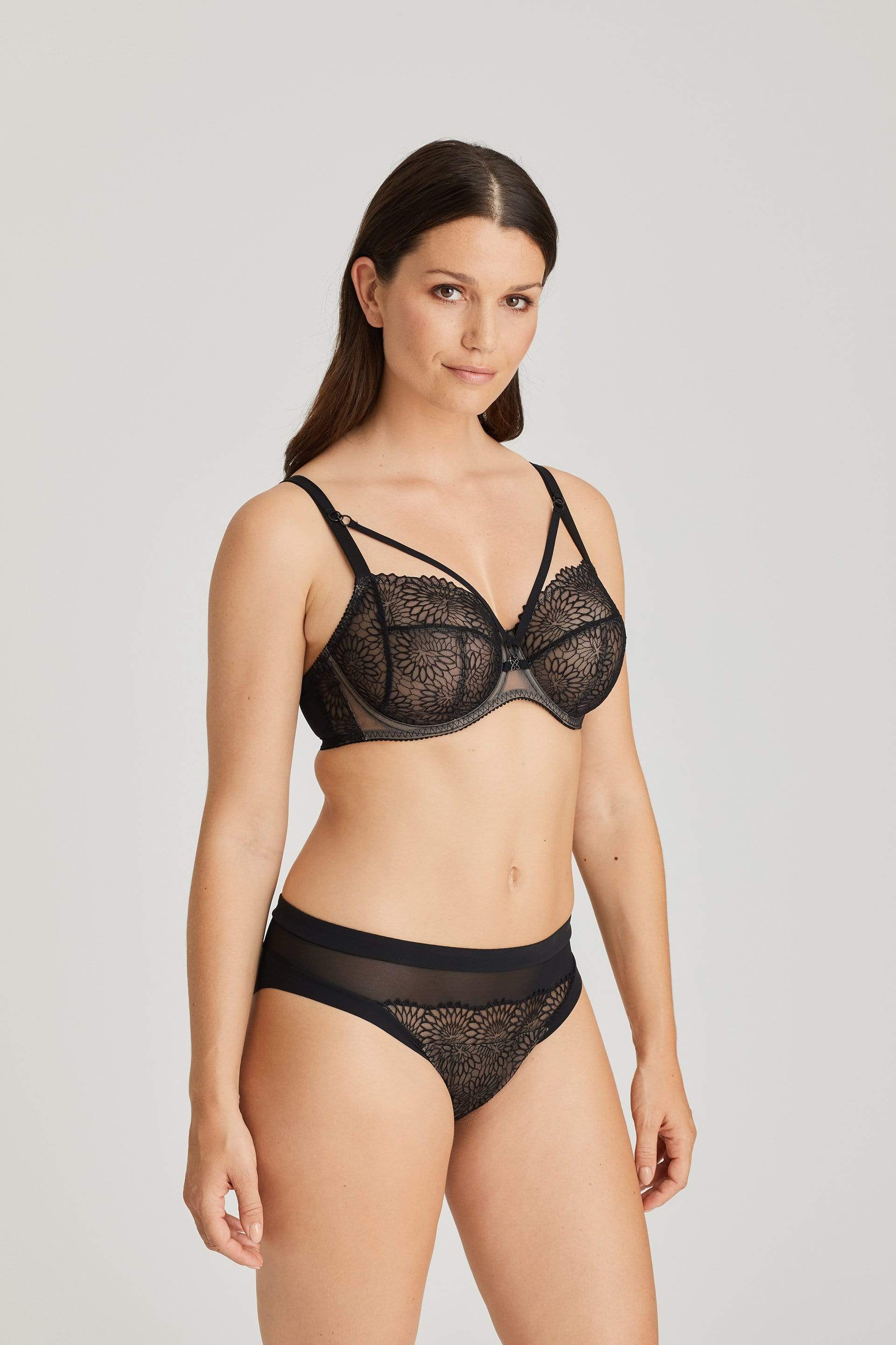 Prima Donna Sophora 0163181 - Underwire Bra Black / 10E Available at Illusions Lingerie