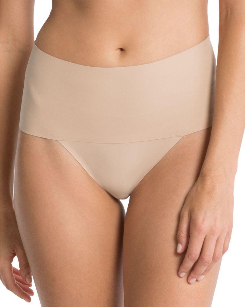 Spanx Undie-tectable Thong SP0115 - Shapewear Soft Nude / 10 / S Available at Illusions Lingerie