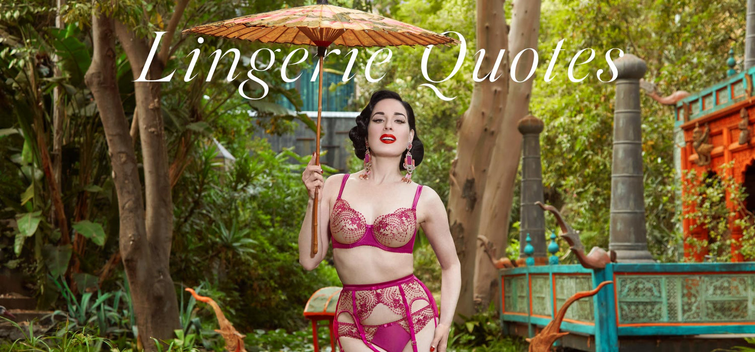 Dita Von Teese in forest