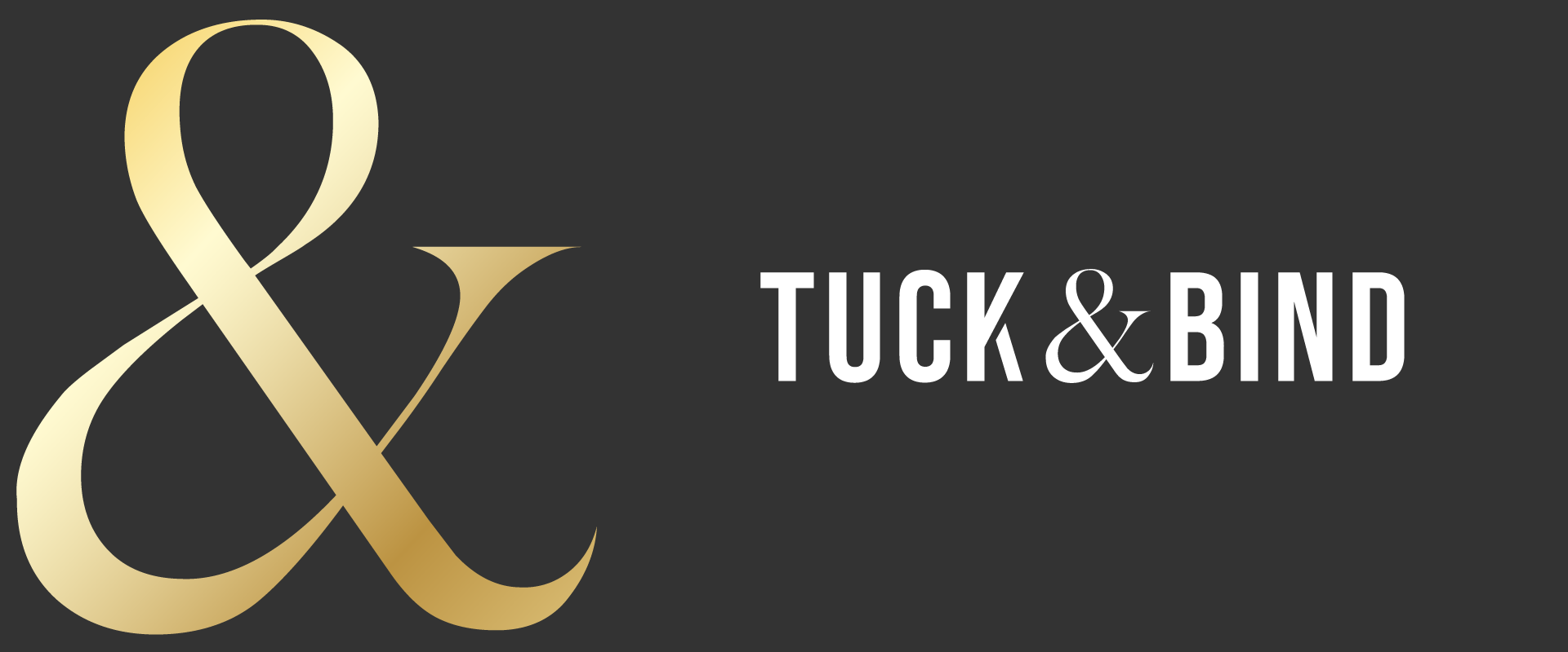 Tuck and bind logo banner