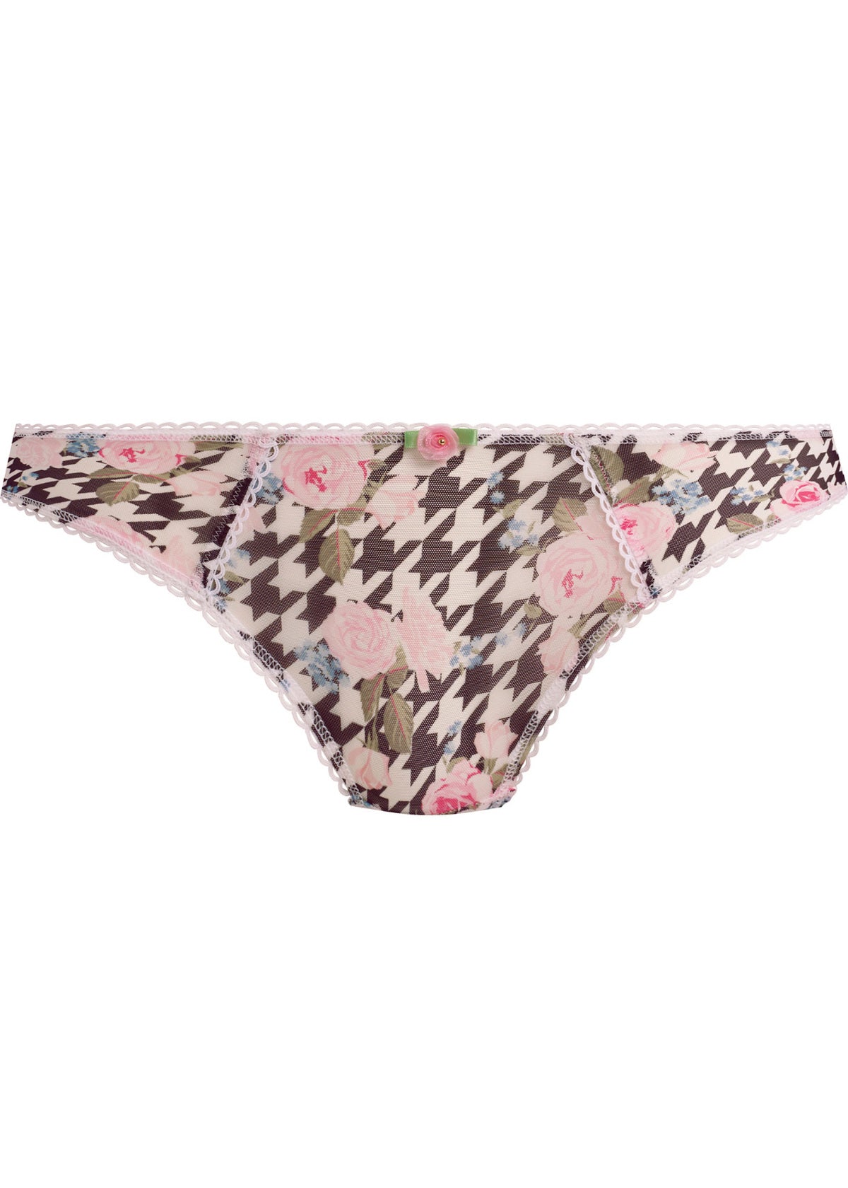 FREYA - ROSE BLOSSOM THONG IN BLACK – Anon Lingerie FREYA - ROSE BLOSSOM THONG IN BLACK – Anon Lingerie