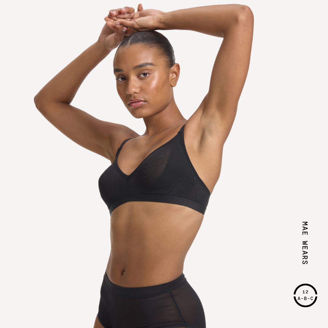 Mesh Comfort Wirefree Bralette