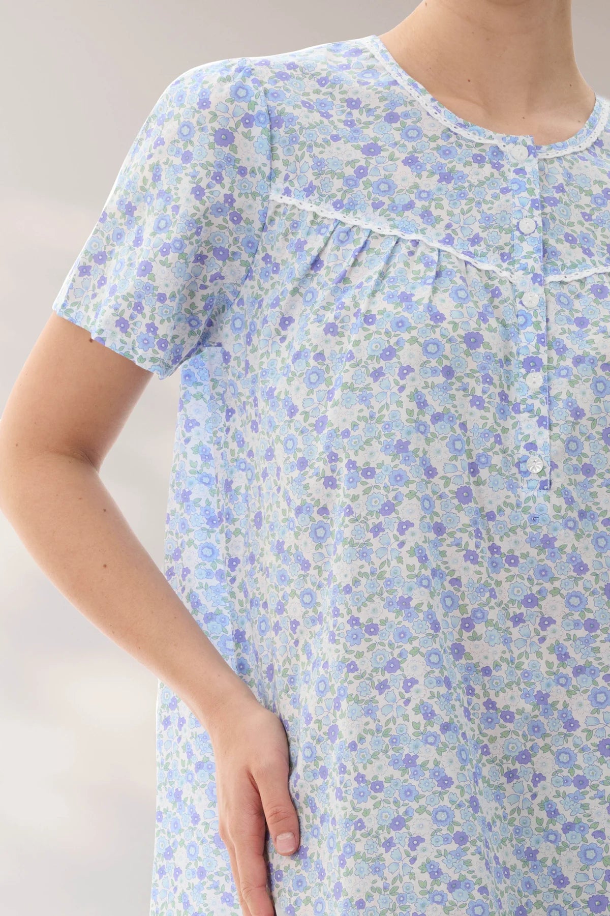 Flora Short Sleeve Nightie